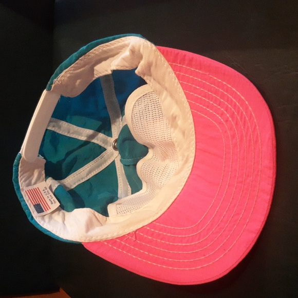 BUD LIGHT BEER Vintage Blue & Pink Snapback Truckers Hat Baseball Cap USA Made - Picture 2 of 9